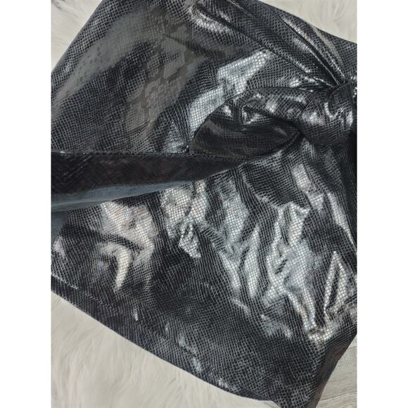 NEW Leyden Black Snake Animal Mini Wrap Skirt - Various - Picture 8 of 9